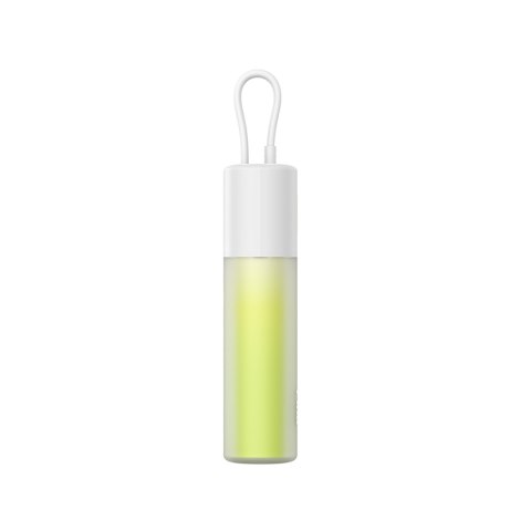 Powerbank Popsicle 5200mAh 20W z kablem Lightning 60W/20V/3A/30cm - biało-zielony