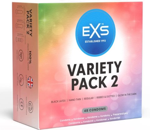 Prezerwatywy premium Variety 48 szt EXS Prezerwatywy premium Variety 48 szt EXS