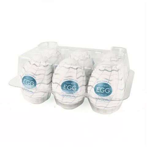 Zestaw sześciu masturbatorów - Tenga Egg Wavy II Zestaw sześciu masturbatorów - Tenga Egg Wavy II