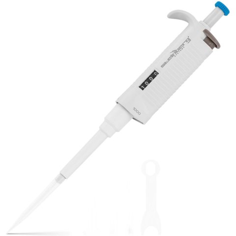 Pipeta laboratoryjna jednokanałowa 0.1-1 ml Pipeta laboratoryjna jednokanałowa 0.1-1 ml