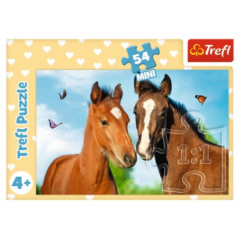 Puzzle - 54 mini - Urocze zwierzątka - Trefl 54195