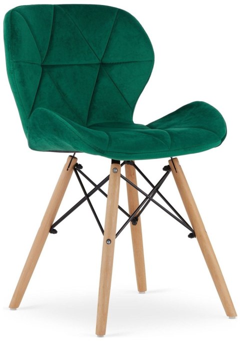 Krzesło tapicerowane VASTO GREEN VELVET