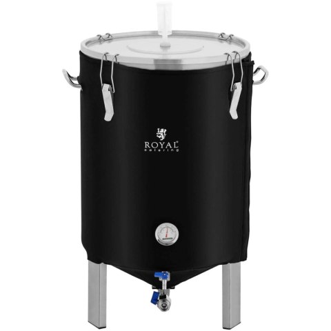 Pojemnik kocioł fermentacyjny fermentator do piwa wina z izolacją 0-40C 60 l Pojemnik kocioł fermentacyjny fermentator do piwa wina z izolacją 0-40C 60 l