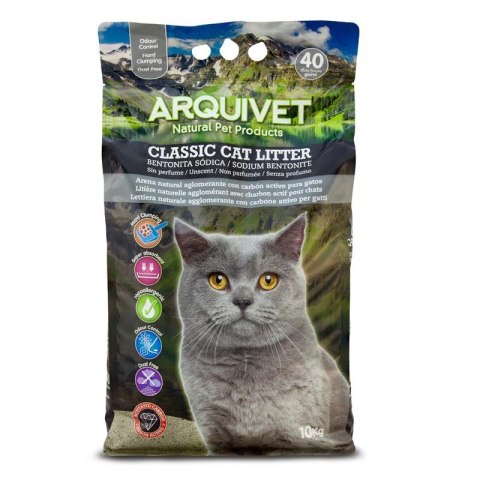 ARQUIVET Żwirek bentonitowy z aktywnym węglem 25 l/10 kg ARQUIVET Żwirek bentonitowy z aktywnym węglem 25 l/10 kg
