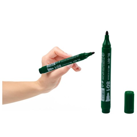 Marker Permanentny Wodoodporny Zielony 2,5-4,5 mm Marker Permanentny Wodoodporny Zielony 2,5-4,5 mm