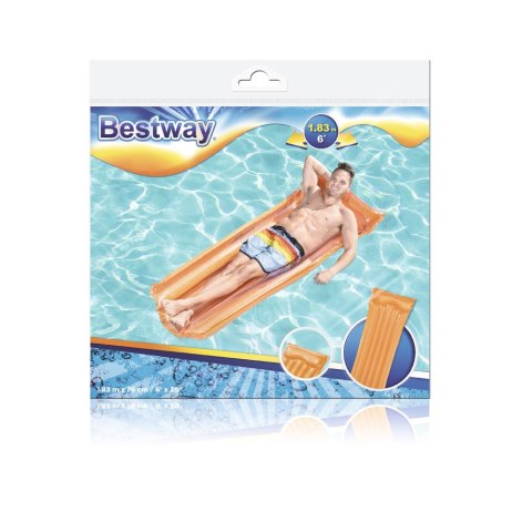 Dmuchany Materac Do Pływania Pomarańczowy 183 x 76 cm Bestway 44013 Dmuchany Materac Do Pływania Pomarańczowy 183 x 76 cm Bestway 44013