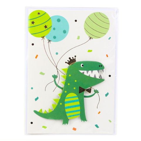 Kartka Okolicznościowa 3D Jednorożec Słoń Żaba Dinozaur + Koperta Kartka Okolicznościowa 3D Jednorożec Słoń Żaba Dinozaur + Koperta