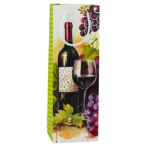 Torba Prezentowa Na Wino Butelkę Papierowa 35 x 12 x 9 cm Torba Prezentowa Na Wino Butelkę Papierowa 35 x 12 x 9 cm