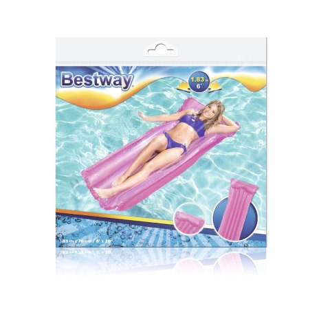 Dmuchany Materac Do Pływania Różowy 183 x 76 cm Bestway 44013 Dmuchany Materac Do Pływania Różowy 183 x 76 cm Bestway 44013
