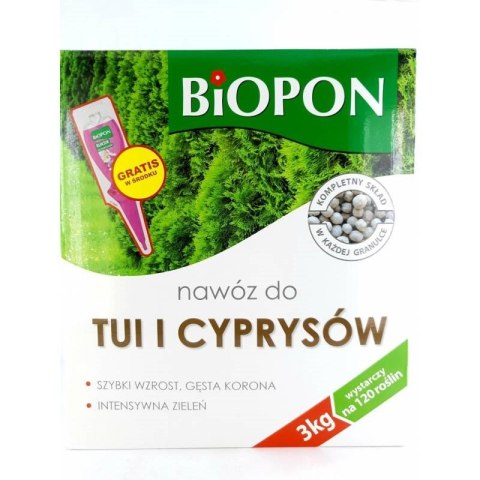 NAWÓZ - DO TUI I CYPRYSÓW 3KG NAWÓZ - DO TUI I CYPRYSÓW 3KG