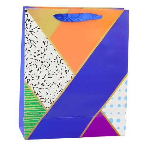 Torba Prezentowa Papierowa Wzory Geometryczne 32 x 26 x 12 cm Torba Prezentowa Papierowa Wzory Geometryczne 32 x 26 x 12 cm