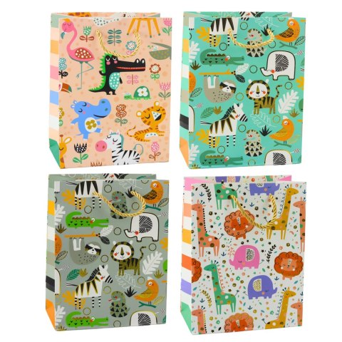 Torba Prezentowa Papierowa Zwierzęta Safari 23 x 18 x 10,5 cm Torba Prezentowa Papierowa Zwierzęta Safari 23 x 18 x 10,5 cm