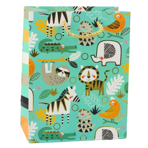Torba Prezentowa Papierowa Zwierzęta Safari 23 x 18 x 10,5 cm Torba Prezentowa Papierowa Zwierzęta Safari 23 x 18 x 10,5 cm