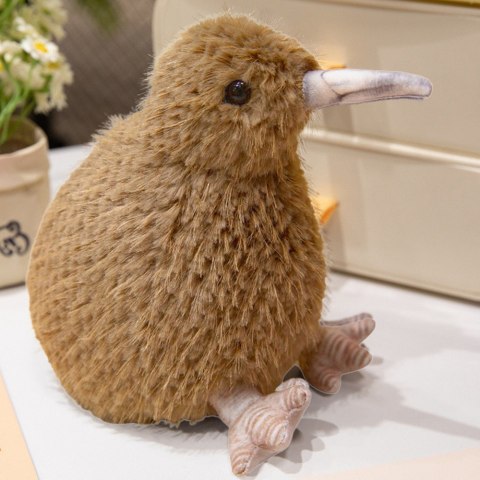 Pluszowy Ptak Kiwi Pluszak Maskotka Przytulanka Jasnobrązowy 21cm Pluszowy Ptak Kiwi Pluszak Maskotka Przytulanka Jasnobrązowy 21cm