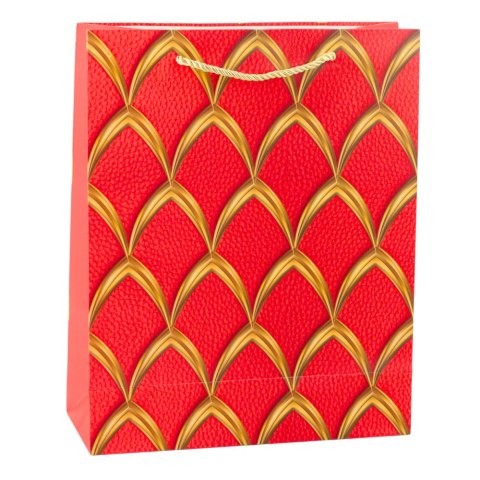 Torba Prezentowa Elegancka Złote Zdobienia 32 x 26 x 12 cm Torba Prezentowa Elegancka Złote Zdobienia 32 x 26 x 12 cm