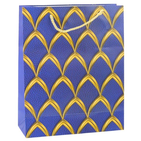 Torba Prezentowa Elegancka Złote Zdobienia 32 x 26 x 12 cm Torba Prezentowa Elegancka Złote Zdobienia 32 x 26 x 12 cm