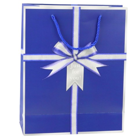 Torba Prezentowa Kokarda Just For You 32 x 26 x 12 cm Torba Prezentowa Kokarda Just For You 32 x 26 x 12 cm