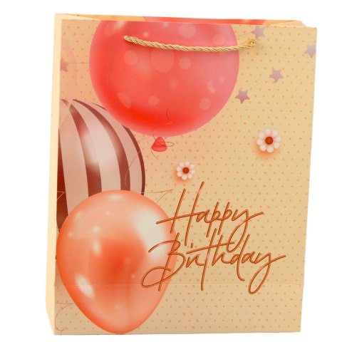 Torba Prezentowa Urodzinowa Balony Happy Birthday 32 x 26 x 12 cm Torba Prezentowa Urodzinowa Balony Happy Birthday 32 x 26 x 12 cm