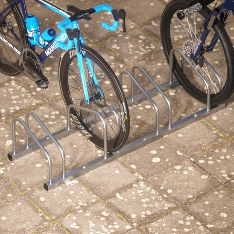 Stojak na 6 rowerów montaż ścienny podłogowy metal malowany proszkowo ip44