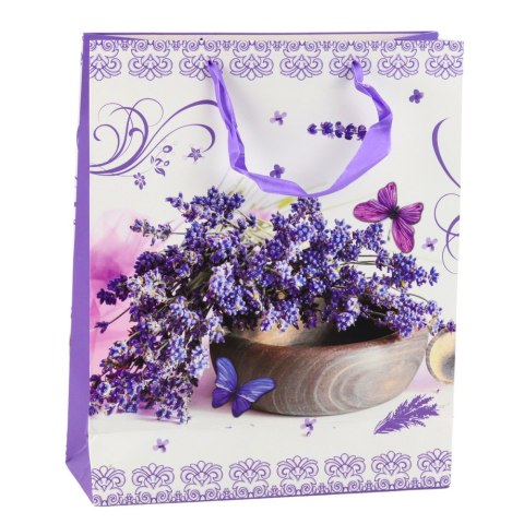 Torba Prezentowa Papierowa Lawenda 32 x 26 x 12 cm Torba Prezentowa Papierowa Lawenda 32 x 26 x 12 cm