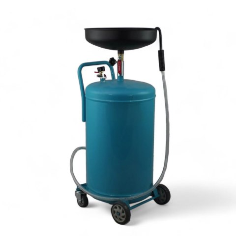 Zlewarka do oleju mobilna warsztatowa zbiornik 80l wytrzymała pneumatyczna Zlewarka do oleju mobilna warsztatowa zbiornik 80l wytrzymała pneumatyczna
