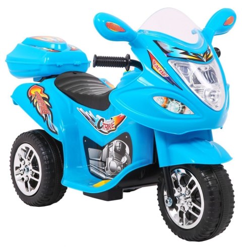 Motorek Trójkołowy BJX-088 elektryczny dla najmłodszych Niebieski + Dźwięki + Światła Motorek Trójkołowy BJX-088 elektryczny dla najmłodszych Niebieski + Dźwięki + Światła