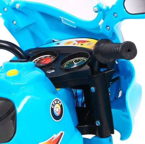 Motorek Trójkołowy BJX-088 elektryczny dla najmłodszych Niebieski + Dźwięki + Światła Motorek Trójkołowy BJX-088 elektryczny dla najmłodszych Niebieski + Dźwięki + Światła