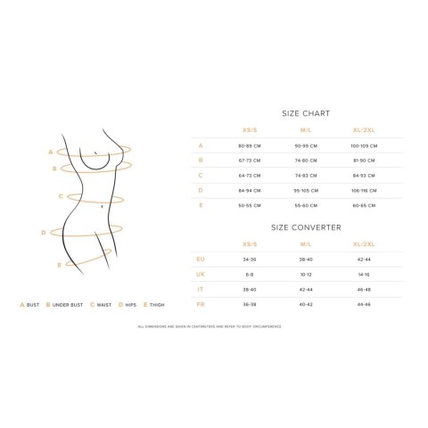 Obsessive - Zestaw Nuites pas + stringi + biustonosz s/m Obsessive - Zestaw Nuites pas + stringi + biustonosz s/m