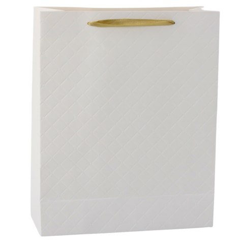 Torba Prezentowa Papierowa Biała Elegancka 32 x 26 x 12cm Torba Prezentowa Papierowa Biała Elegancka 32 x 26 x 12cm