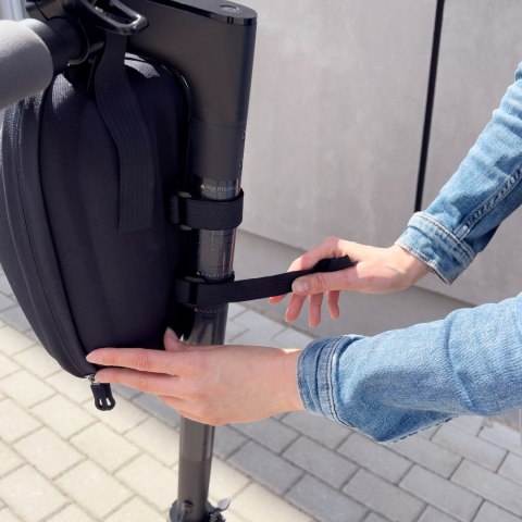 Wodoodporna torba na kierownicę hulajnogi torba na hulajnogę 4l czarna