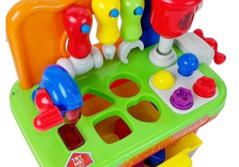 Warsztat Dla Niemowląt Zestaw Narzędzi Sorter z Dźwiękiem i Światłem Warsztat Dla Niemowląt Zestaw Narzędzi Sorter z Dźwiękiem i Światłem