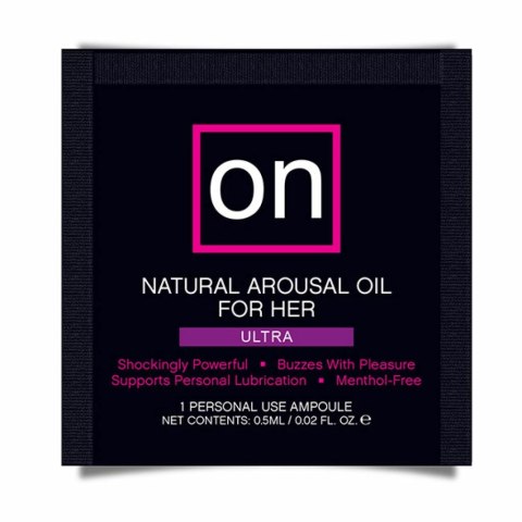 Olejek stymulujący najmocniejszy (ampułka) - Sensuva ON Arousal Oil Ultra 0.5 ml Olejek stymulujący najmocniejszy (ampułka) - Sensuva ON Arousal Oil Ultra 0.5 ml