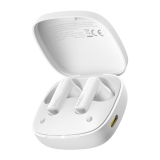 Słuchawki bezprzewodowe Bowie E19 TWS dokanałowe USB-C - białe