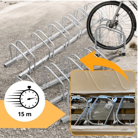 Stojak rowerowy na 2 rowery uniwersalny opony 35-60mm ścienny podłogowy Stojak rowerowy na 2 rowery uniwersalny opony 35-60mm ścienny podłogowy
