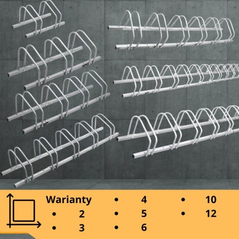 Stojak rowerowy na 2 rowery uniwersalny opony 35-60mm ścienny podłogowy Stojak rowerowy na 2 rowery uniwersalny opony 35-60mm ścienny podłogowy