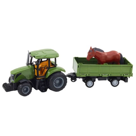 Zestaw Traktor Z Przyczepą i Koniem Zdalnie Sterowany RC Zestaw Traktor Z Przyczepą i Koniem Zdalnie Sterowany RC
