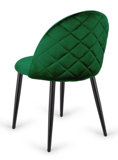 Krzesło tapicerowane GLORIA GREEN VELVET