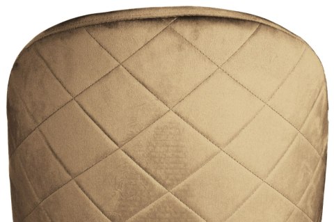 Krzesło tapicerowane GLORIA SAND VELVET SILVER Krzesło tapicerowane GLORIA SAND VELVET SILVER