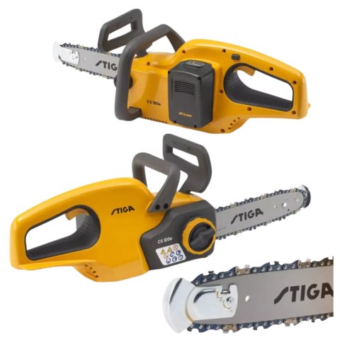 Piła łańcuchowa STIGA CS 100e 20V 4Ah 25cm lekka 3.65kg do gałęzi