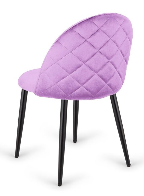 Krzesło tapicerowane GLORIA VIOLET VELVET Krzesło tapicerowane GLORIA VIOLET VELVET