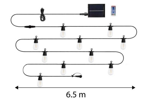GIRLANDA SOLARNA 6.5M