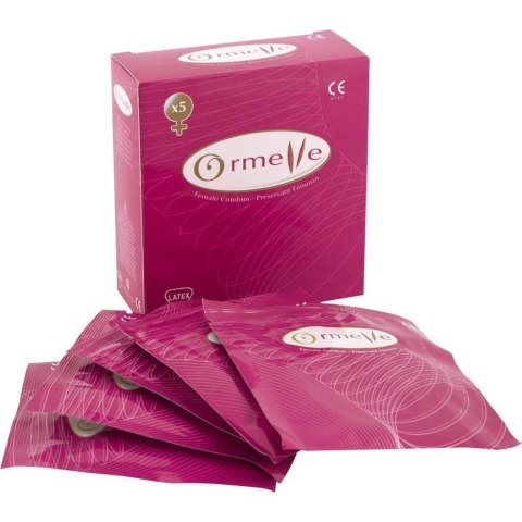 Ormelle - Prezerwatywa Dla Kobiet Vrouwencondoom 5 szt Ormelle - Prezerwatywa Dla Kobiet Vrouwencondoom 5 szt
