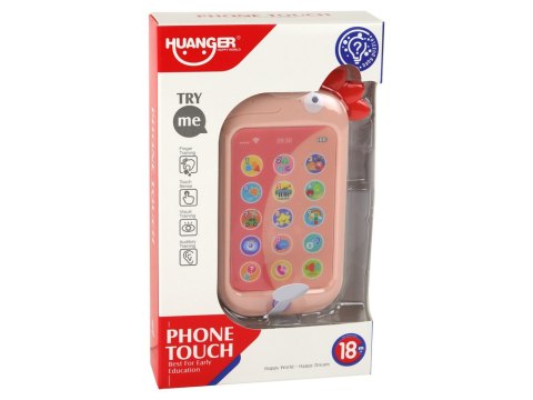 Telefon Edukacyjny Nauka Angielskiego Kurczak Różowy Telefon Edukacyjny Nauka Angielskiego Kurczak Różowy