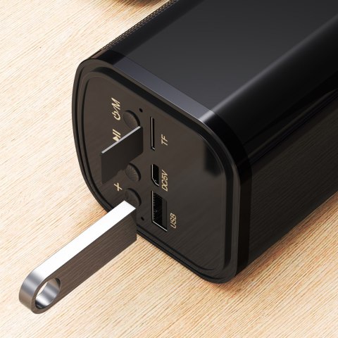 Głośnik Y2+ Bluetooth 5.0 2400mAh SD USB FM - czarny