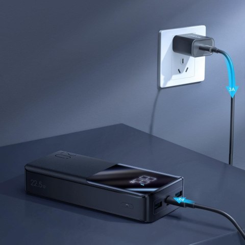 Powerbank 20000mAh 22.5W PD QC3.0 AFC czarny