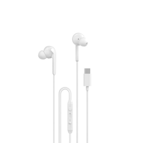 Słuchawki dokanałowe X3C+ przewodowe USB-C 1.2m - białe Słuchawki dokanałowe X3C+ przewodowe USB-C 1.2m - białe