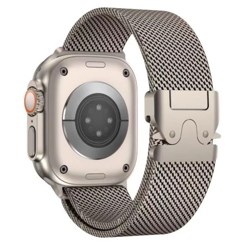 Bransoleta pasek Titanium Milanese Loop do Apple Watch 42/44/45/46/49 mm - tytanowa Bransoleta pasek Titanium Milanese Loop do Apple Watch 42/44/45/46/49 mm - tytanowa