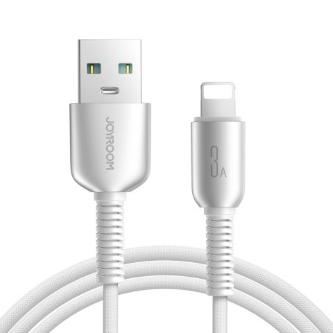 Kabel przewód Cutting-Edge Series 3A USB-A - iPhone Lightning 1.2m - szary Kabel przewód Cutting-Edge Series 3A USB-A - iPhone Lightning 1.2m - szary