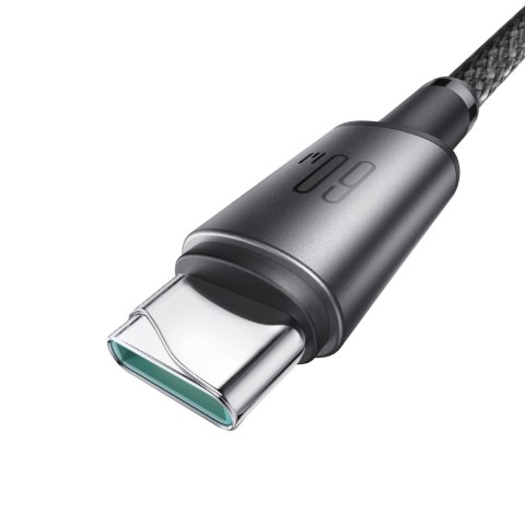 Kabel przewód USB-C - USB-C z organizerem uchwytem magnetycznym 1.2m - szary Kabel przewód USB-C - USB-C z organizerem uchwytem magnetycznym 1.2m - szary