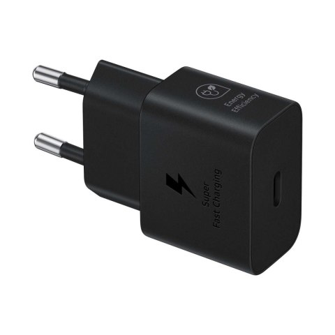 Ładowarka sieciowa Samsung GaN USB-C 25W SFC - czarna Ładowarka sieciowa Samsung GaN USB-C 25W SFC - czarna